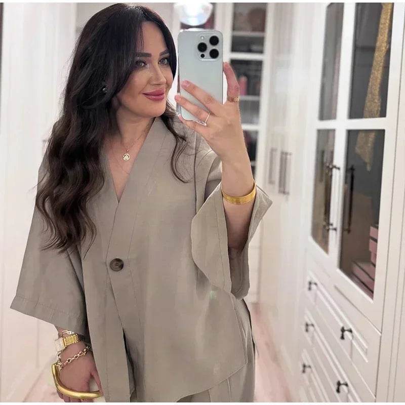 Conjunto Calça e Camisa Kay - Sua Boutique