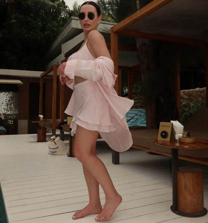 Conjunto Camisa e Saia Babado Summer - Sua Boutique