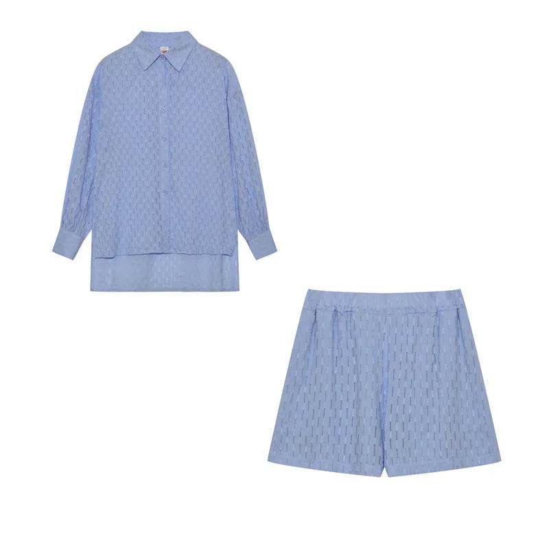 Conjunto Shorts e Camisa Aline - Sua Boutique