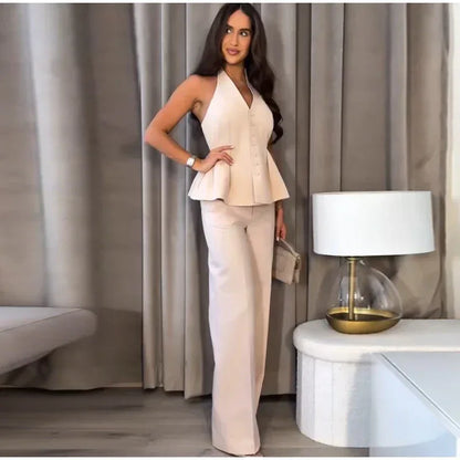Conjunto Calça e Top Frente Única Martina - Sua Boutique
