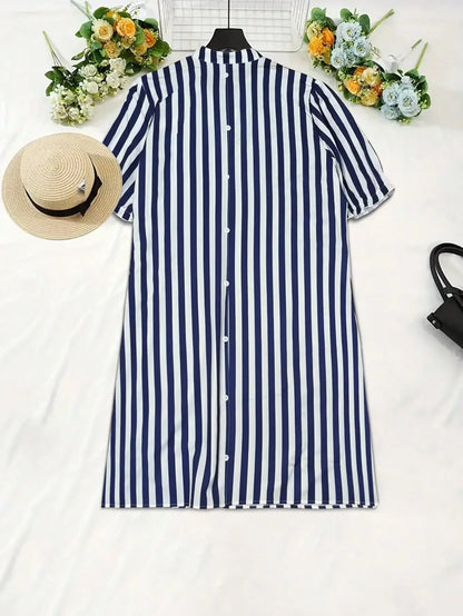 Vestido Listrado Palermo - Sua Boutique