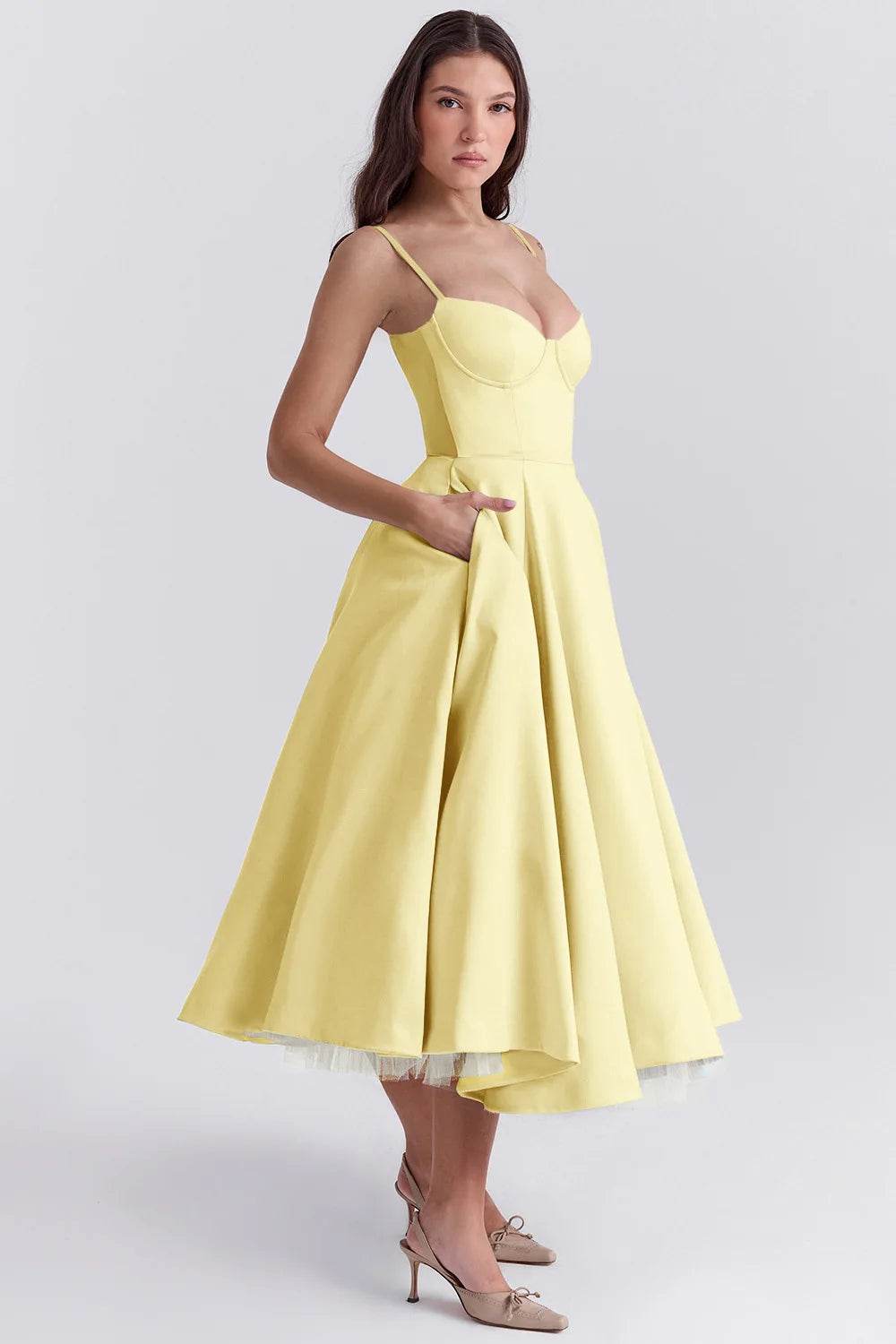 Vestido Midi Lady - Sua Boutique