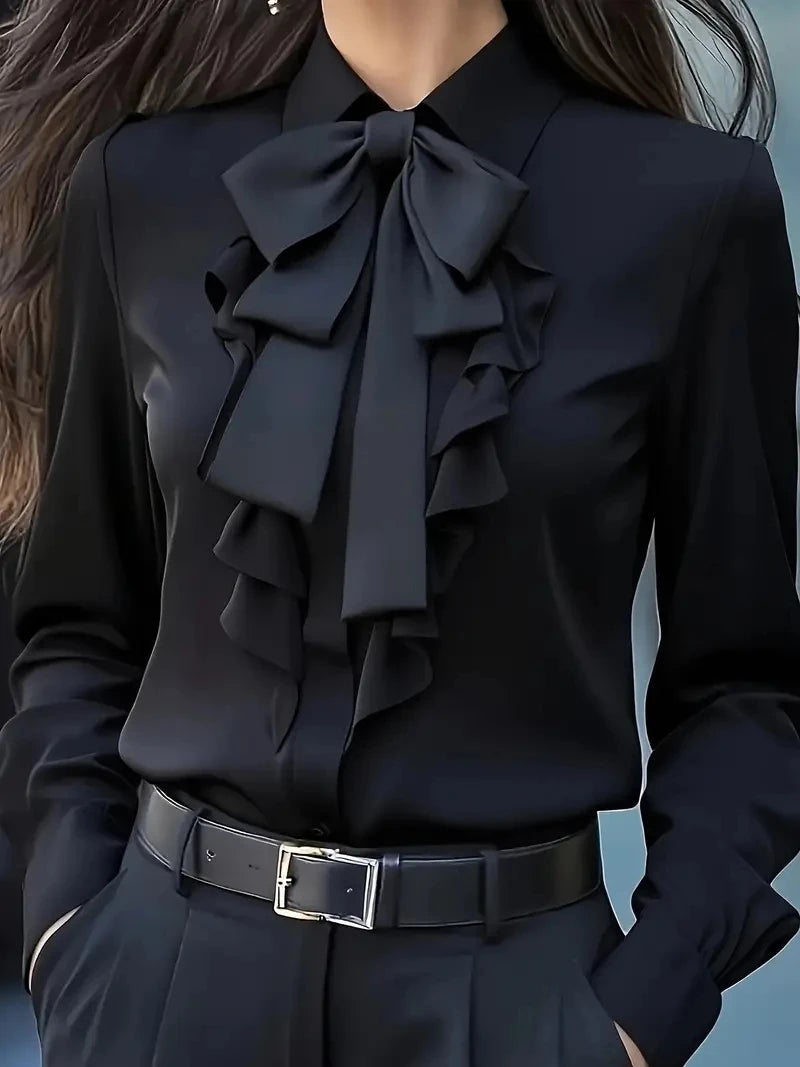 Camisa Manga Longa Laços