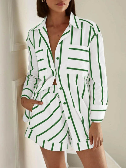 Conjunto Camisa e Shorts Hefera - Sua Boutique