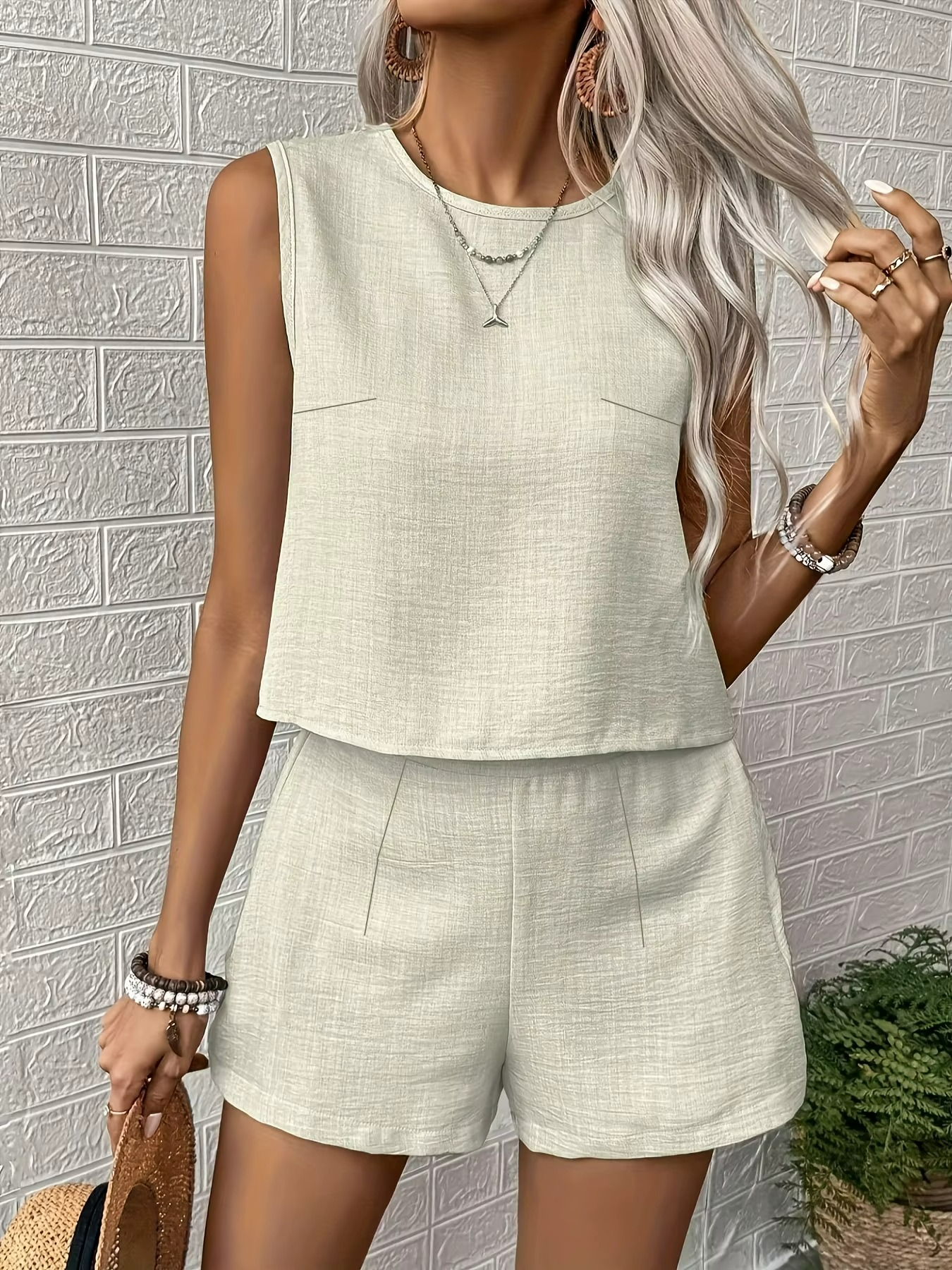 Conjunto Blusa e Shorts Janaina