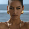 Brinco Wave Banhado em Ouro 18K - Sua Boutique