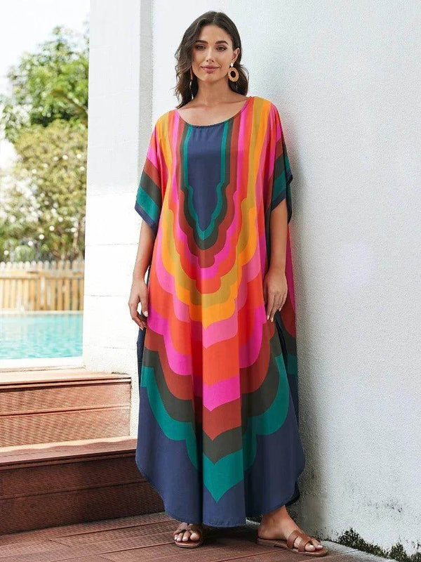 Vestido Amplo Multicolor - Sua Boutique