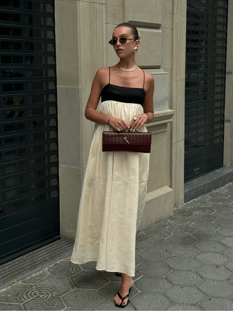 Vestido Art Bicolor - Sua Boutique