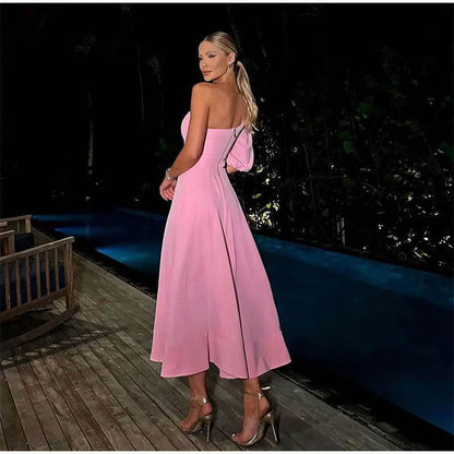 Vestido Assimétrico Flower - Sua Boutique