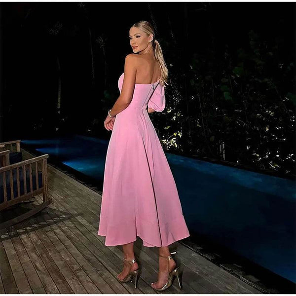 Vestido Assimétrico Flower - Sua Boutique