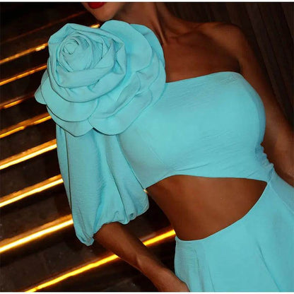 Vestido Assimétrico Flower - Sua Boutique