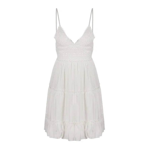 Vestido Babado com Renda - Sua Boutique