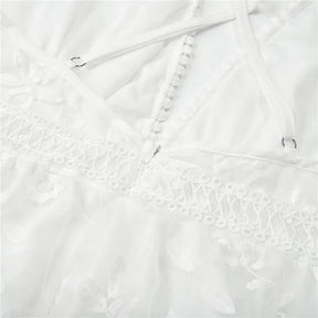 Vestido Babado com Renda use o cupom PRIMEIRACOMPRA e garanta 12%OFF