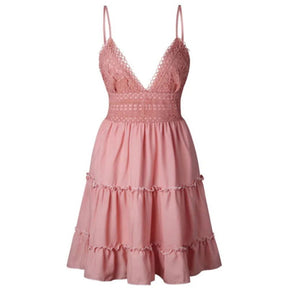 Vestido Babado com Renda use o cupom PRIMEIRACOMPRA e garanta 12%OFF