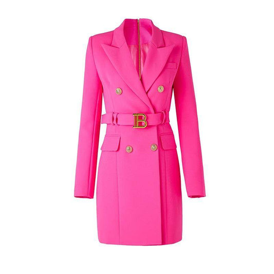Vestido Blazer Pink - Sua Boutique