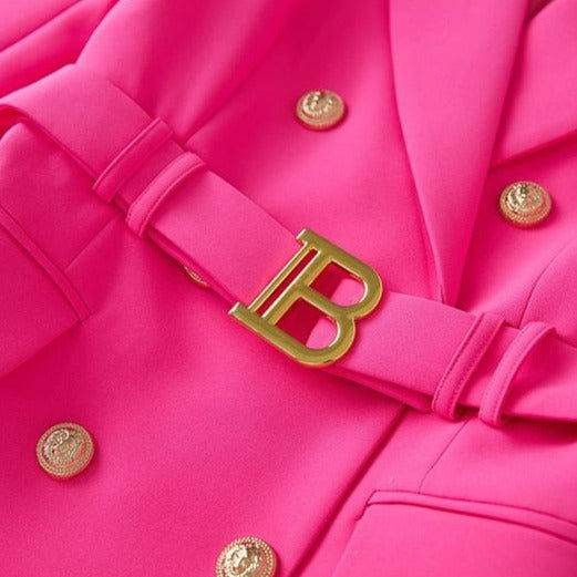 Vestido Blazer Pink - Sua Boutique