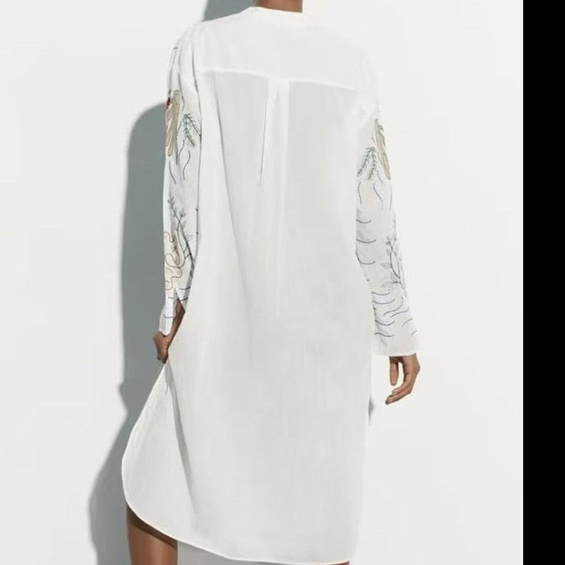 Vestido Camisa Long Mafe use o cupom PRIMEIRACOMPRA e garanta 12%OFF