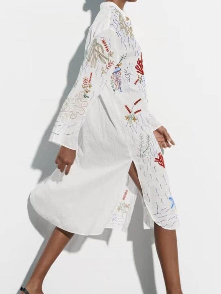 Vestido Camisa Long Mafe - Sua Boutique