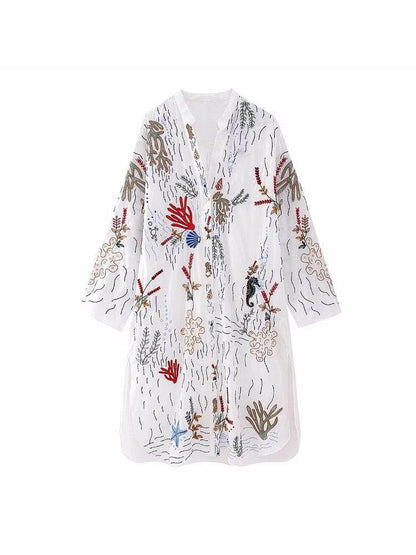 Vestido Camisa Long Mafe - Sua Boutique