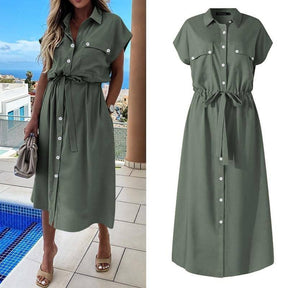 Vestido Casual Greco use o cupom PRIMEIRACOMPRA e garanta 12%OFF