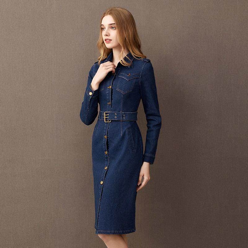 Vestido Denin Esther - Sua Boutique