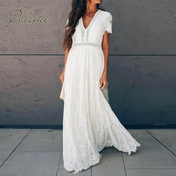 Vestido Dream com Detalhe no Decote - Sua Boutique