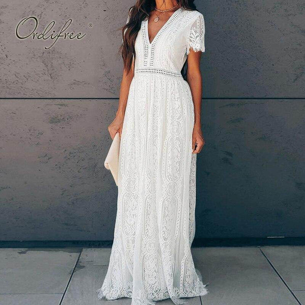 Vestido Dream com Detalhe no Decote - Sua Boutique