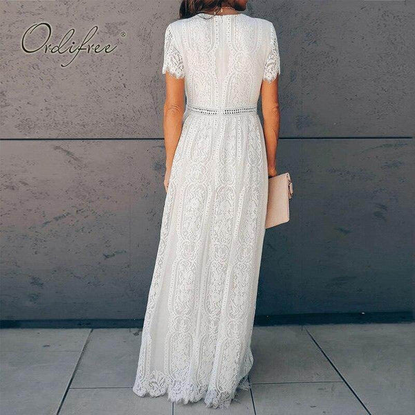 Vestido Dream com Detalhe no Decote - Sua Boutique