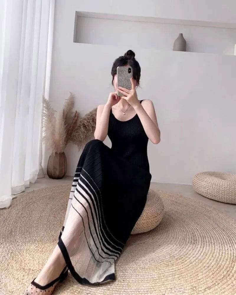 Vestido Elegance Marine - Sua Boutique