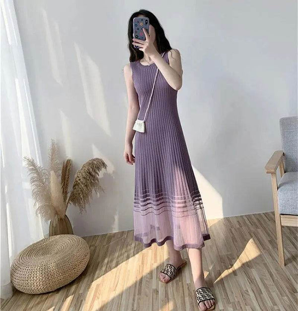 Vestido Elegance Marine - Sua Boutique
