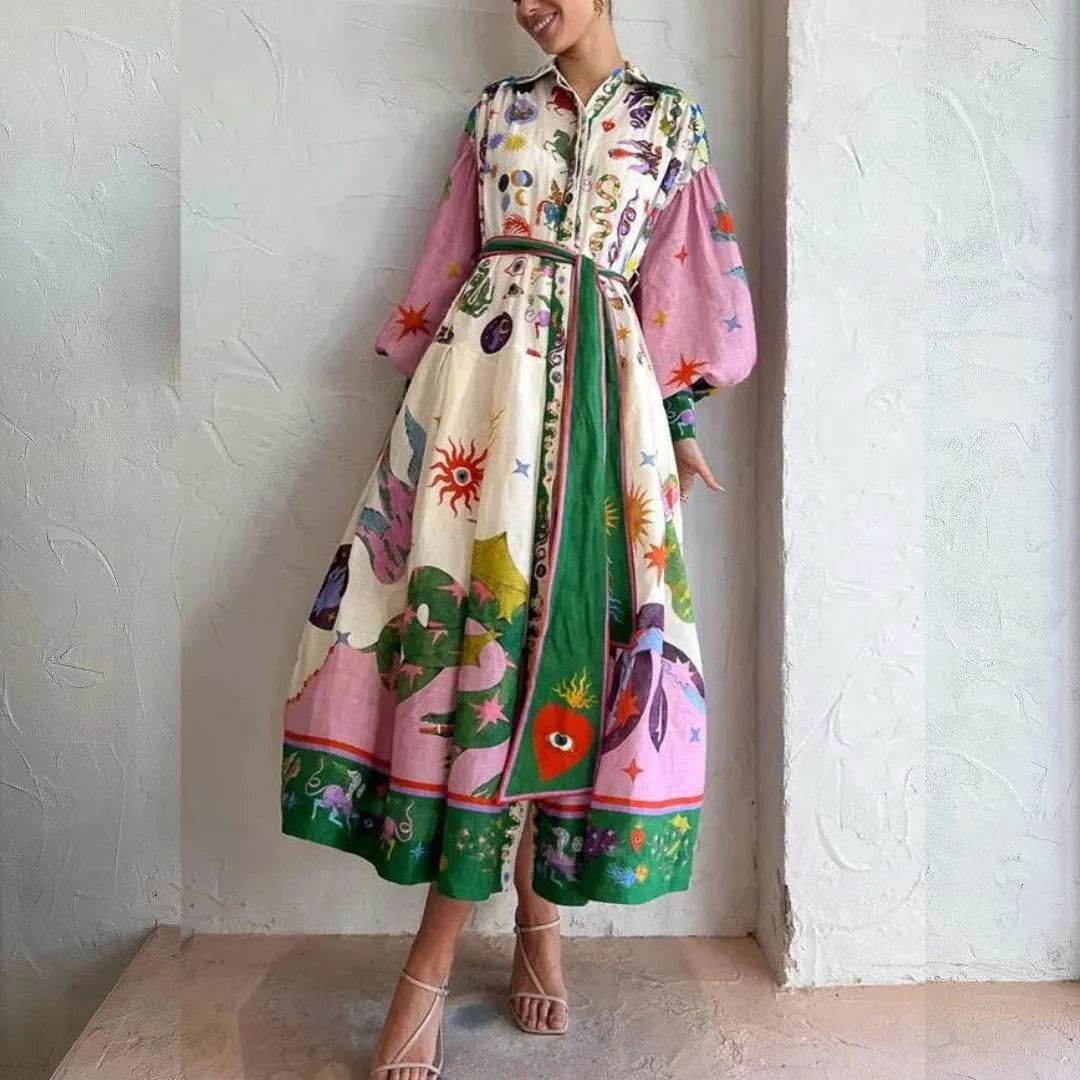 Vestido Estampada Randall - Sua Boutique