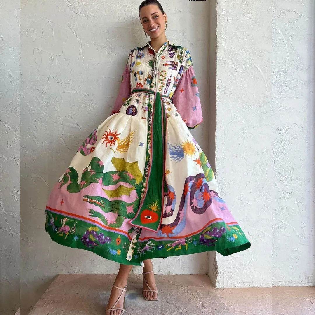 Vestido Estampada Randall - Sua Boutique