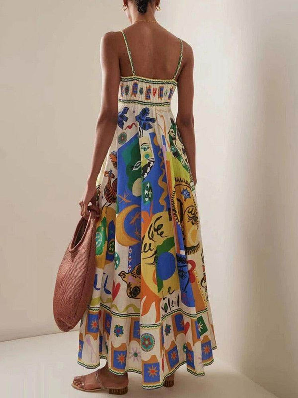 Vestido Estampado Ericka - Sua Boutique