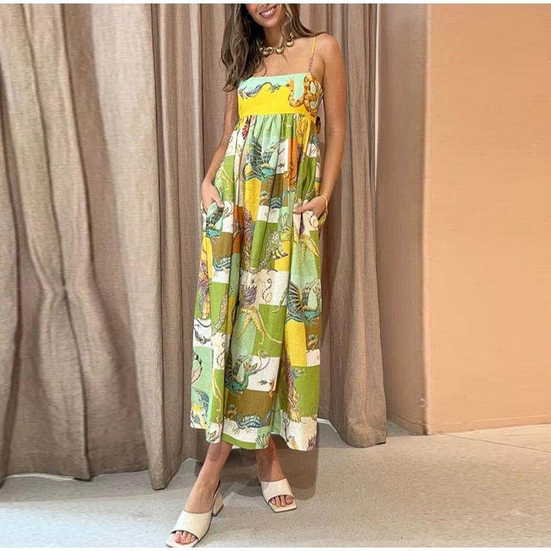 Vestido Estampado Ericka - Sua Boutique