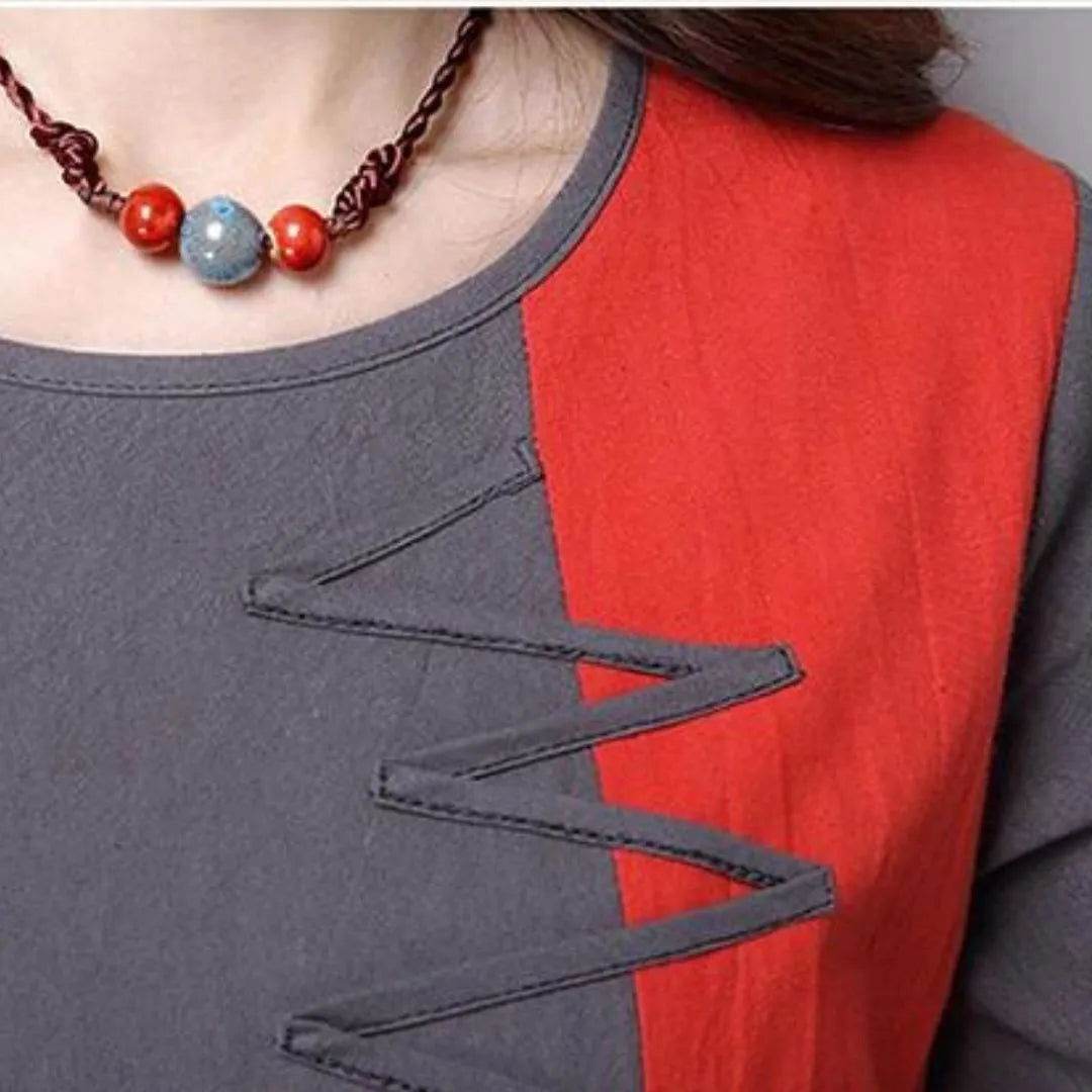 Vestido Étnico Midi - Sua Boutique