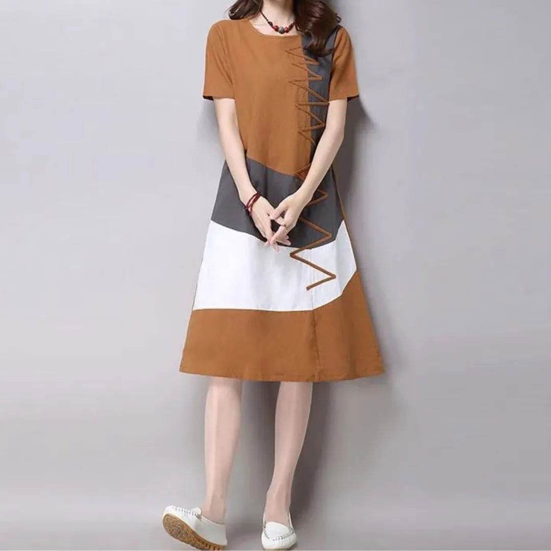 Vestido Étnico Midi - Sua Boutique