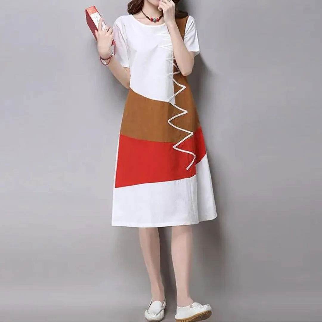 Vestido Étnico Midi - Sua Boutique