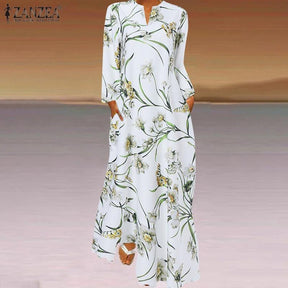 Vestido Garden Flower use o cupom PRIMEIRACOMPRA e garanta 12%OFF