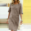 Vestido Linho Detals - Sua Boutique
