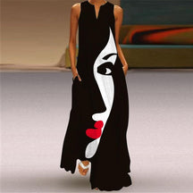 Vestido Long Face use o cupom PRIMEIRACOMPRA e garanta 12%OFF