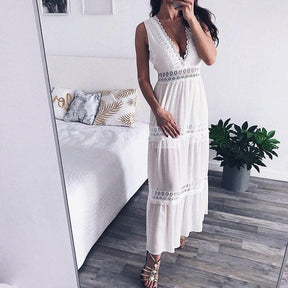 Vestido Longo Elegance use o cupom PRIMEIRACOMPRA e garanta 12%OFF