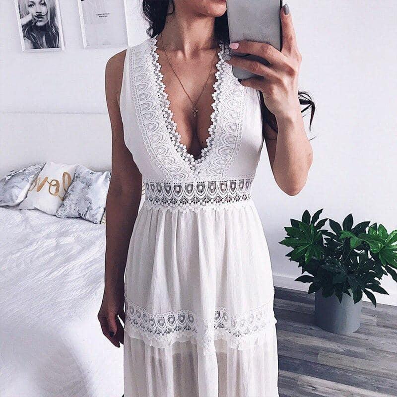 Vestido Longo Elegance use o cupom PRIMEIRACOMPRA e garanta 12%OFF