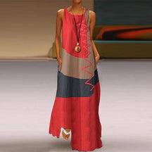 Vestido Longo Étnico use o cupom PRIMEIRACOMPRA e garanta 12%OFF
