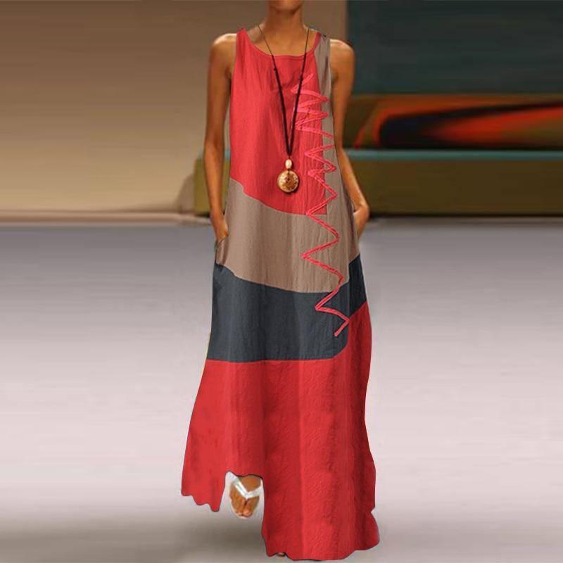 Vestido Longo Étnico use o cupom PRIMEIRACOMPRA e garanta 12%OFF