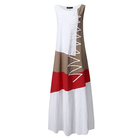 Vestido Longo Étnico use o cupom PRIMEIRACOMPRA e garanta 12%OFF