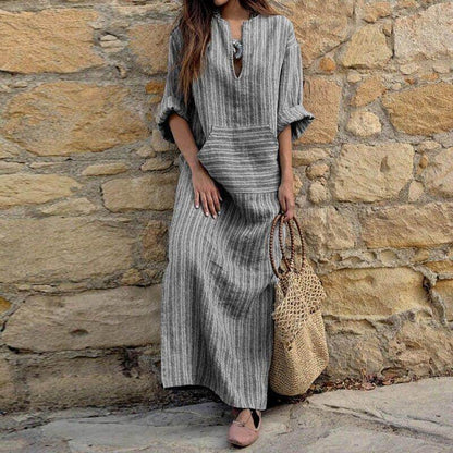 Vestido Longo Hortência - Sua Boutique