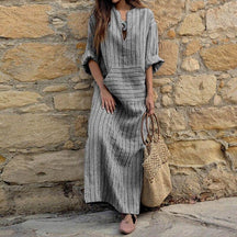 Vestido Longo Hortência use o cupom PRIMEIRACOMPRA e garanta 12%OFF