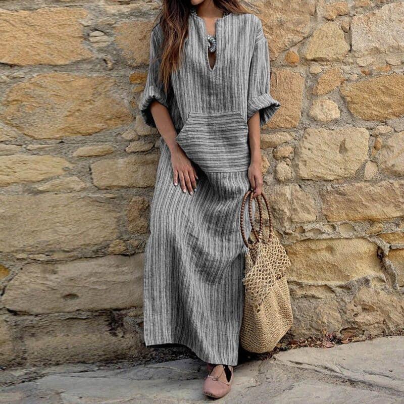 Vestido Longo Hortência use o cupom PRIMEIRACOMPRA e garanta 12%OFF