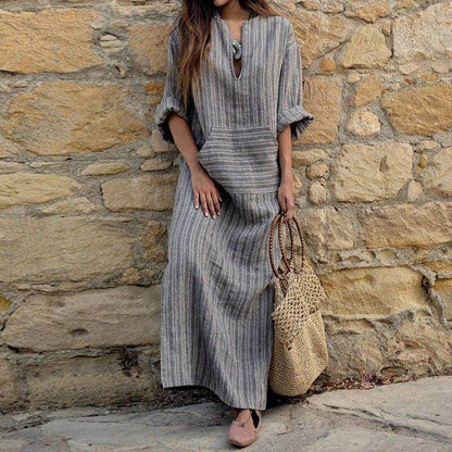 Vestido Longo Hortência - Sua Boutique