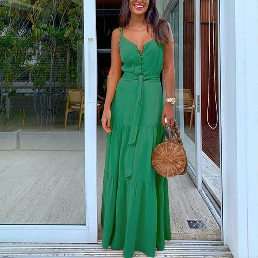 Vestido Longo Isis use o cupom PRIMEIRACOMPRA e garanta 12%OFF